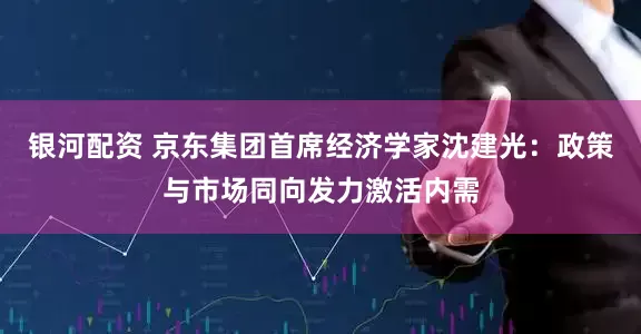 银河配资 京东集团首席经济学家沈建光：政策与市场同向发力激活内需