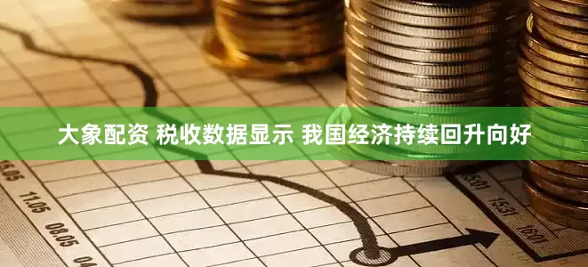 大象配资 税收数据显示 我国经济持续回升向好