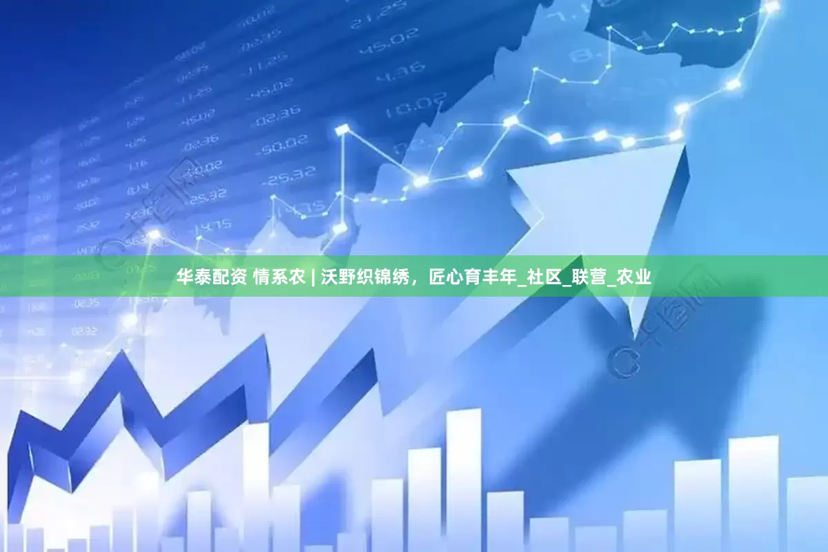 华泰配资 情系农 | 沃野织锦绣，匠心育丰年_社区_联营_农业