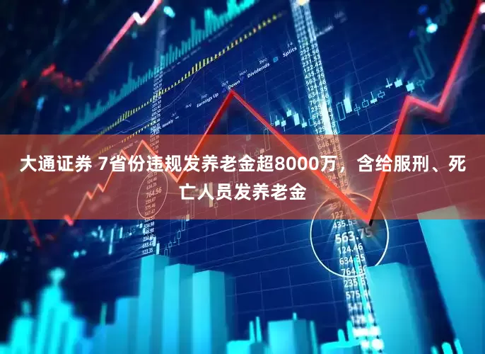 大通证券 7省份违规发养老金超8000万，含给服刑、死亡人员发养老金